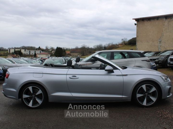 Audi A5 CABRIOLET S-LINE 2L TDI 150 CV GPS 3D FULL LED JA19 ATTELAGE PK HIVER RÉGULATEUR BLUETOOTH - 7