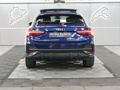 Audi Q3 Sportback 45 tfsie 245 ch s tronic line 1ere main francais tva recuperable loa lld credit virtual cockpit toit panoramique camera key less go volant meplat 529-   - 5