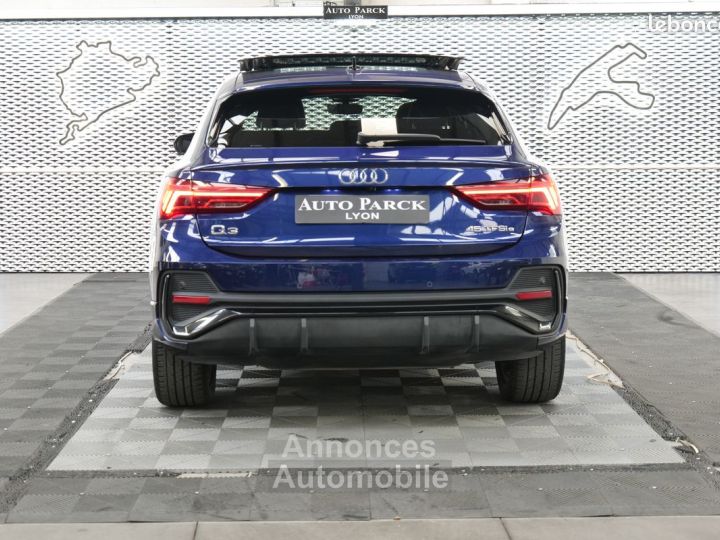 Audi Q3 Sportback 45 tfsie 245 ch s tronic line 1ere main francais tva recuperable loa lld credit virtual cockpit toit panoramique camera key less go volant meplat 529- - 5