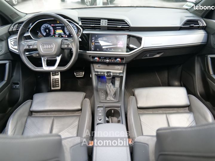 Audi Q3 Sportback 45 tfsie 245 ch s tronic line 1ere main francais tva recuperable loa lld credit virtual cockpit toit panoramique camera key less go volant meplat 529- - 6