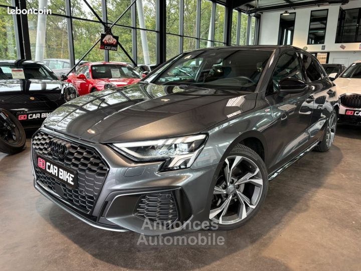 Audi A3 Sportback 35 TDI 150 S-Line S-Tronic Suivi complet Garantie 6 ans Keyless LED GPS ACC 18P 449-mois - 1