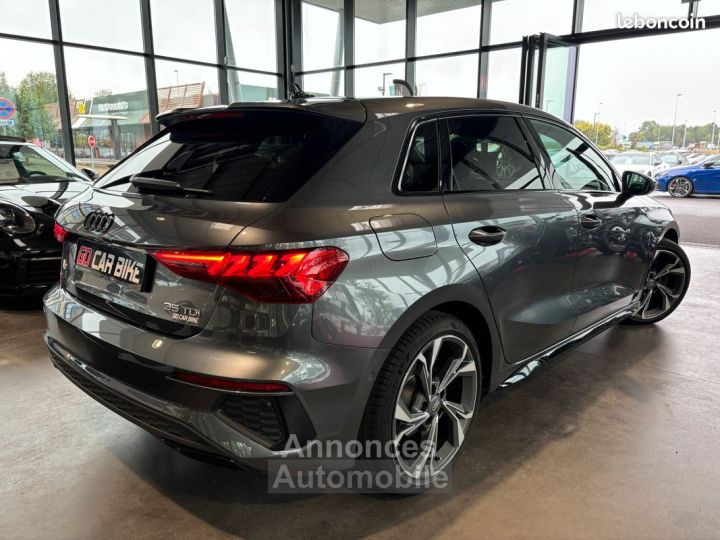 Audi A3 Sportback 35 TDI 150 S-Line S-Tronic Suivi complet Garantie 6 ans Keyless LED GPS ACC 18P 449-mois - 2