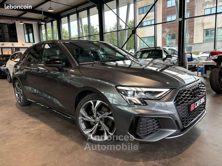Audi A3 Sportback 35 TDI 150 S-Line S-Tronic Suivi complet Garantie 6 ans Keyless LED GPS ACC 18P 449-mois - 3