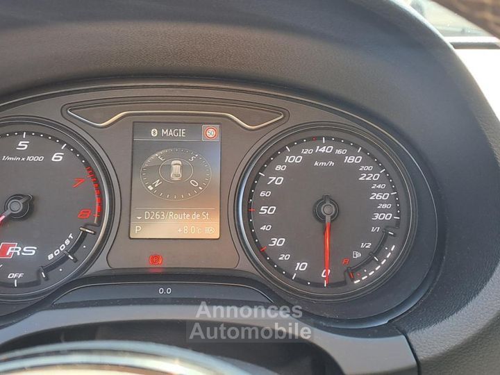 Audi RS3 25 TFSI 365ch BLACK PACK QUATTRO - 20