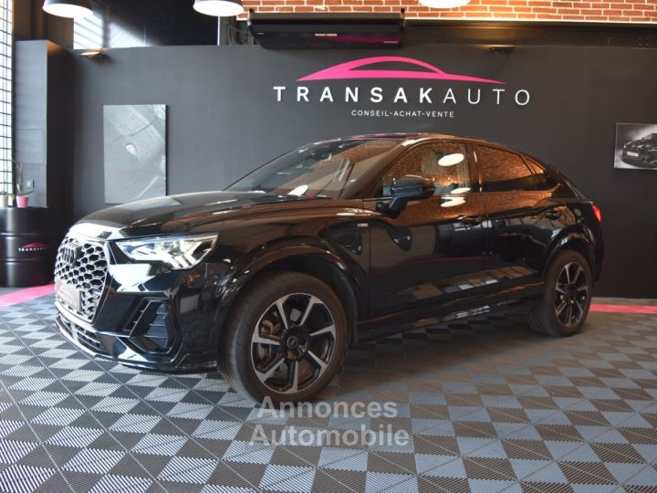 Audi Q3 Sportback 45 TFSIe 245 ch S tronic 6 S line / FULL BLACK / GARANTIE CONSTRUCTEUR 2028 / VOLANT SPORT / VIRTUAL - 1