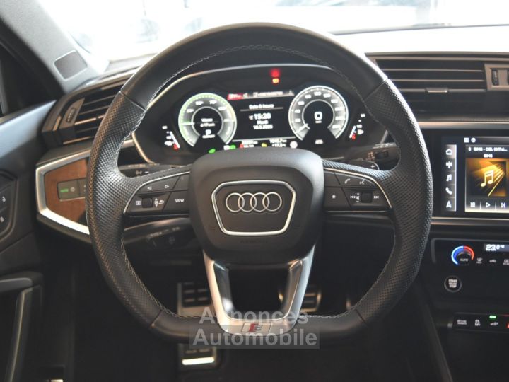 Audi Q3 Sportback 45 TFSIe 245 ch S tronic 6 S line / FULL BLACK / GARANTIE CONSTRUCTEUR 2028 / VOLANT SPORT / VIRTUAL - 15