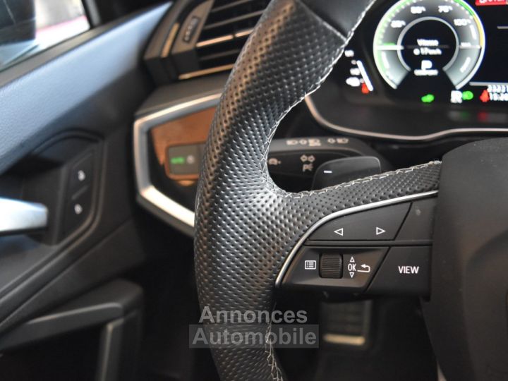 Audi Q3 Sportback 45 TFSIe 245 ch S tronic 6 S line / FULL BLACK / GARANTIE CONSTRUCTEUR 2028 / VOLANT SPORT / VIRTUAL - 19