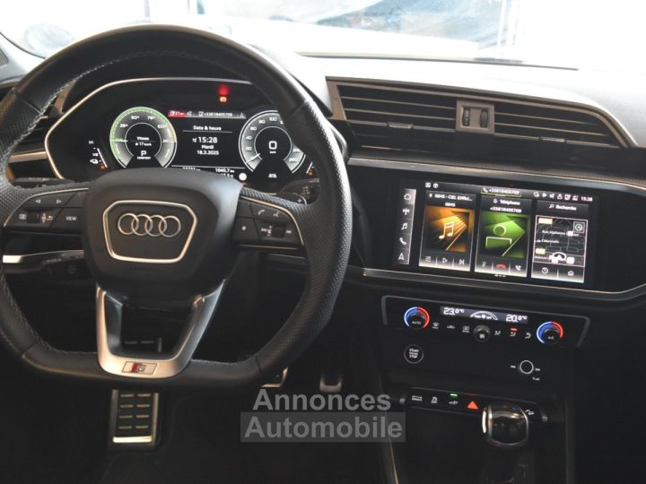 Audi Q3 Sportback 45 TFSIe 245 ch S tronic 6 S line / FULL BLACK / GARANTIE CONSTRUCTEUR 2028 / VOLANT SPORT / VIRTUAL - 35