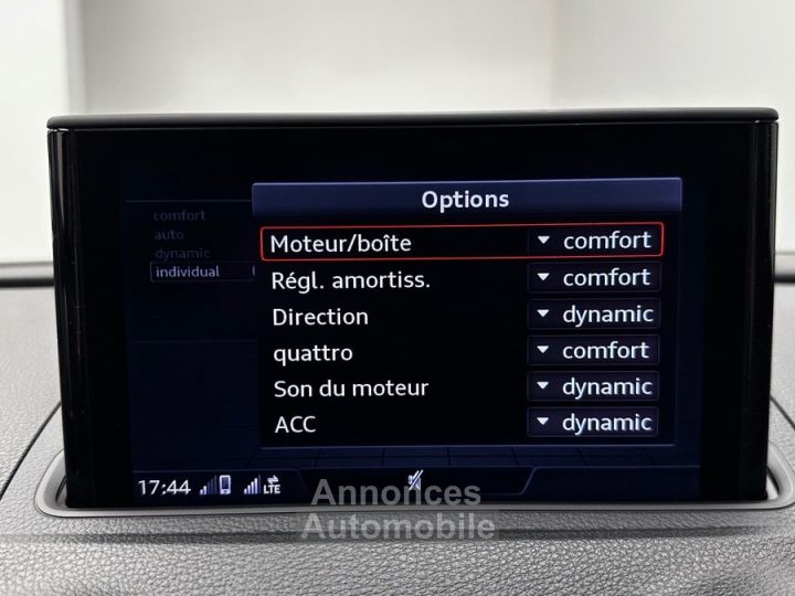 Audi RS3 Sportback 25 400 ch Full Options / Origine France / BO / Keyless / Suivi / TO - 19