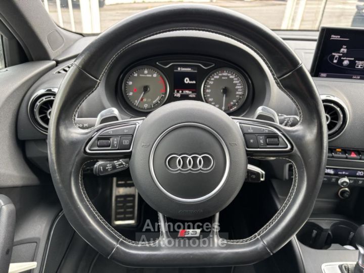 Audi S3 SPORTBACK Berline Quattro 20 TFSI - 300 - BV S-tronic 8V BERLINE  PHASE 1 - 6