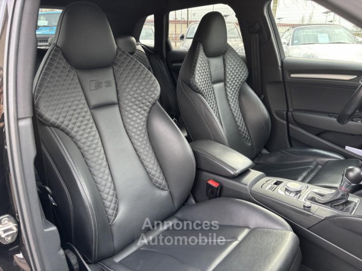Audi S3 SPORTBACK Berline Quattro 20 TFSI - 300 - BV S-tronic 8V BERLINE  PHASE 1 - 7
