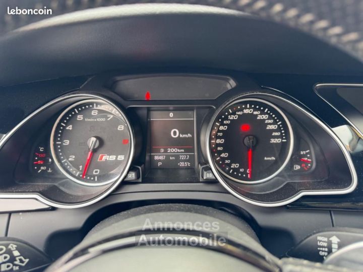 Audi RS5 COUPE 42 FSI 450 QUATTRO S-TRONIC BVA SIEGES CHAUFFANTS GARANTIE 6 MOIS - 17