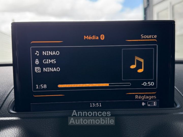 Audi S3 SPORTBACK Quattro ABT 20 TFSI 300 ch S-Tronic 6 ~ Bang/olufsen ~ Toit ouvrant ~ Sièges chauffant ~ - 12