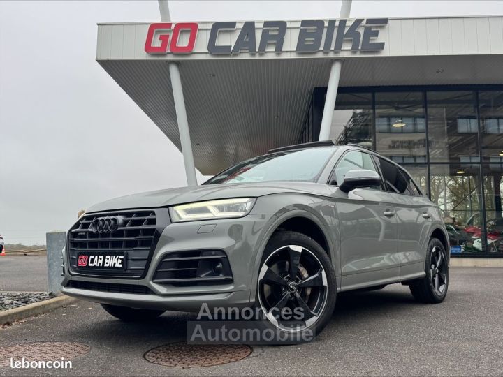Audi Q5 286 ch S-Line Quattro Suivi complet chez Toit Ouvrant Suspensions Pilotées Pack Black Affichage tête haute Keyless ACC Camera 20P Garantie 6 ans 619-m - 1