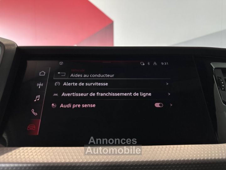 Audi A1 Sportback 30 TFSI 110 ch BVM6 S Line - 31