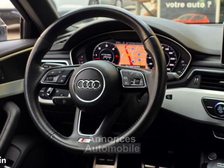 Audi A4 30 TDI 218 ch S-LINE QUATTRO S-TRONIC BVA ORIGINE FR GARANTIE 6 MOIS - 15