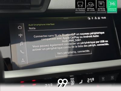 Audi A3 Sportback 14 40 TFSI e - 204 - BV S-Tronic 6 8Y PHASE 1   - 22