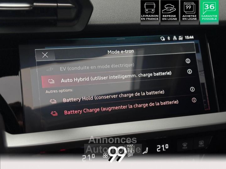 Audi A3 Sportback 14 40 TFSI e - 204 - BV S-Tronic 6 8Y PHASE 1 - 27