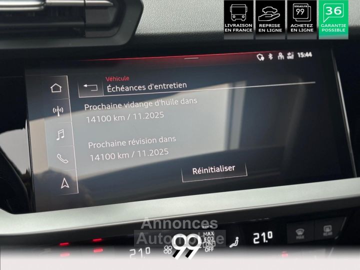 Audi A3 Sportback 14 40 TFSI e - 204 - BV S-Tronic 6 8Y PHASE 1 - 29