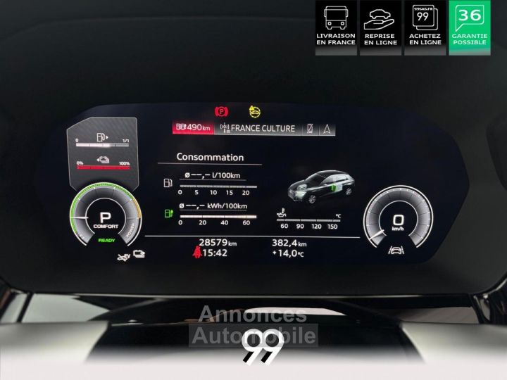 Audi A3 Sportback 14 40 TFSI e - 204 - BV S-Tronic 6 8Y PHASE 1 - 33
