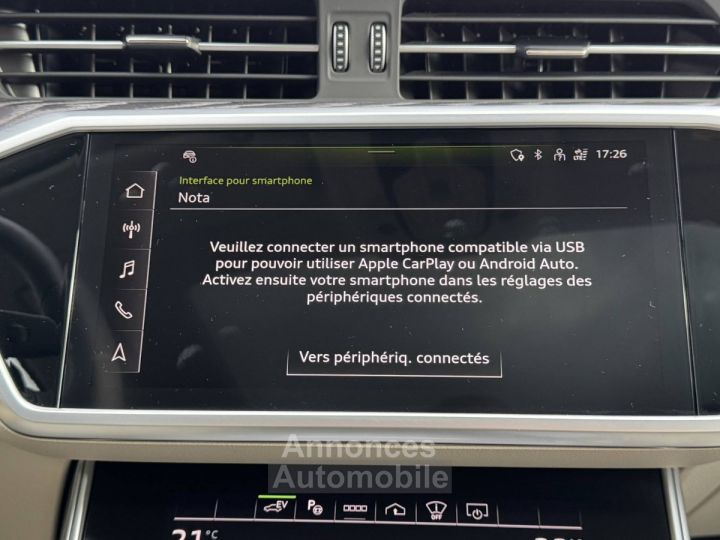 Audi A6 50 TFSIe 299 ch S tronic 7 Quattro Avus - 14