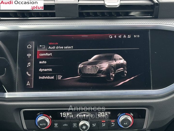 Audi Q3 Sportback 45 TFSIe  245 ch S tronic 6 S line - 15