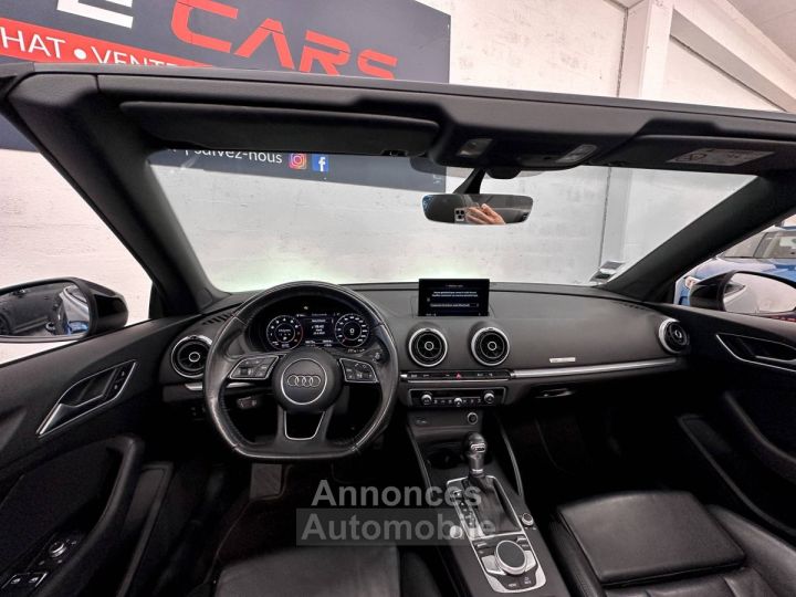 Audi A3 cabriolet 15 TFSI 150ch S line S tronic 7 virtual cockpit entretien complet 351€ / mois - 15