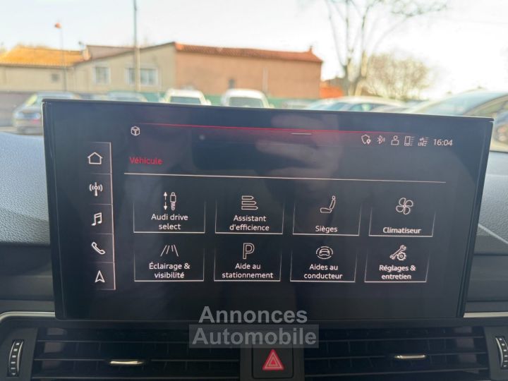 Audi A4 Avant 35 TDI 163 cv S tronic 7 Avus/SUIVI AUDI/TOIT OUVRANT PANORAMIQUE/KEYLESS GO - 25