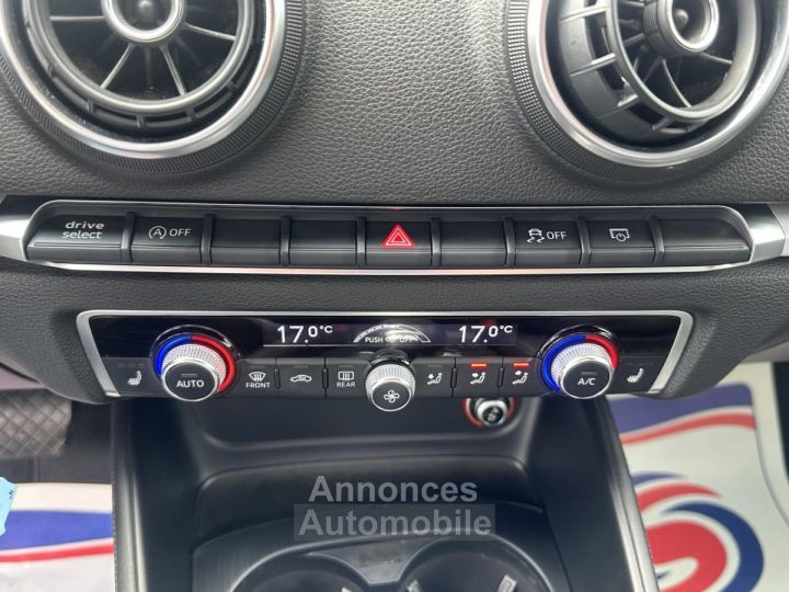 Audi A3 18 TFSI - 180 - BV S-Tronic 7 8V COUPE Ambition + Ordinateur de bord + Clim - 22