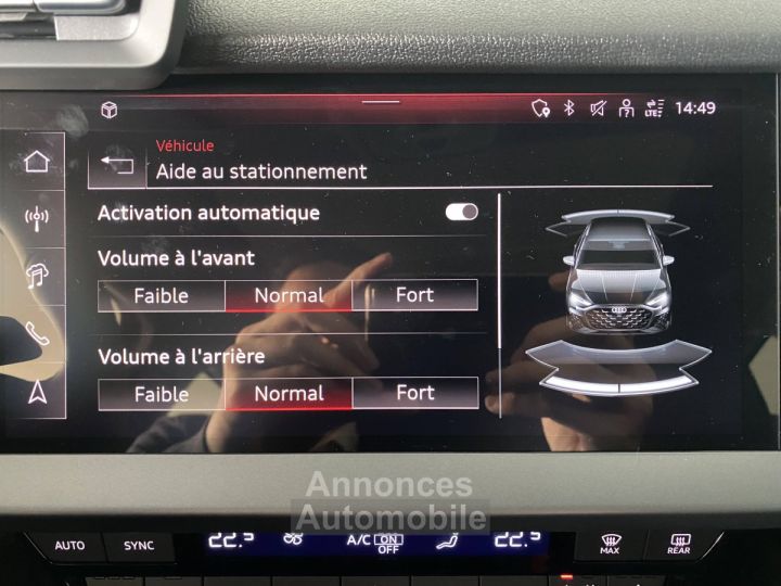 Audi A3 Sportback 40 TFSI e Hybride rechargeable 204 S tronic 6 S line - 47