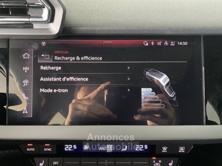 Audi A3 Sportback 40 TFSI e Hybride rechargeable 204 S tronic 6 S line - 49