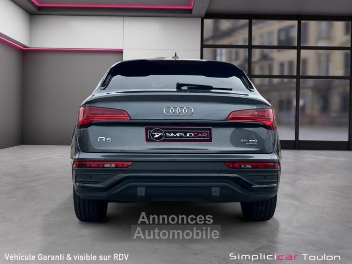 Audi Q5 Sportback 40 TDI 204 S tronic 7 Quattro S line Matrix LED, vision 360°, Bang Olufsen, Keyless, Hayon électrique, siéges chauffants/élec - 6