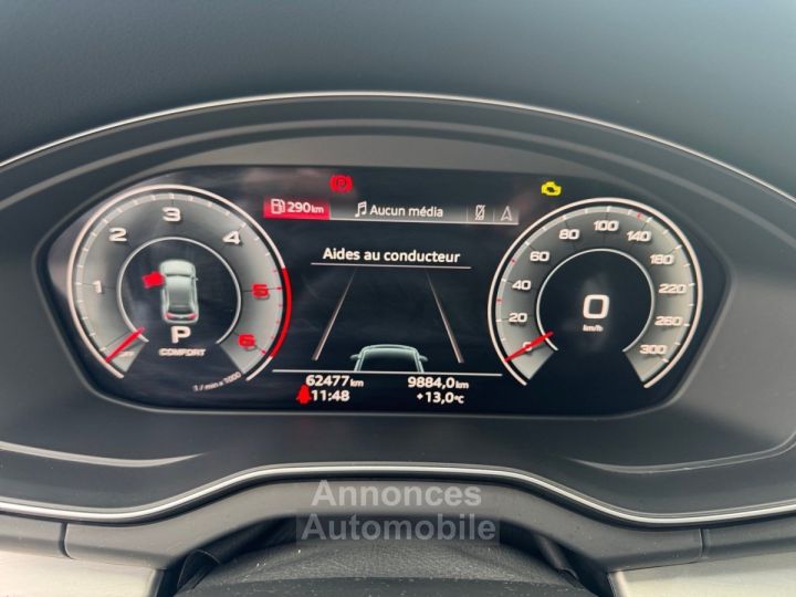 Audi Q5 Sportback 40 TDI 204 S tronic 7 Quattro S line Matrix LED, vision 360°, Bang Olufsen, Keyless, Hayon électrique, siéges chauffants/élec - 14