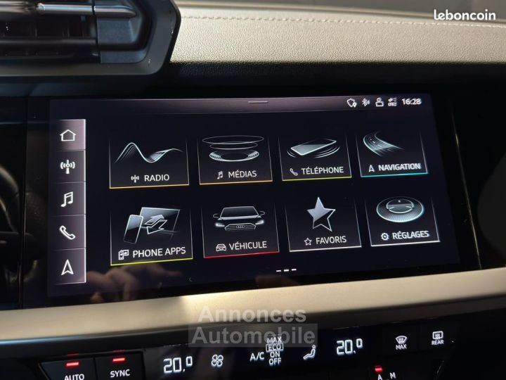 Audi A3 Sportback 35 TFSI Mild Hybrid 150 S-Tronic 7 S-Line ORIGINE FRANCE - 28