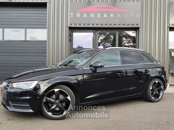 Audi A3 Sportback 20 tdi 150 s line tronic 6 chauffage stationnaire camera de recul regulateur vitesse navigation - 1