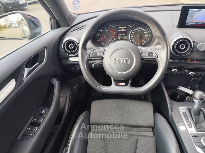 Audi A3 Sportback 20 tdi 150 s line tronic 6 chauffage stationnaire camera de recul regulateur vitesse navigation - 10