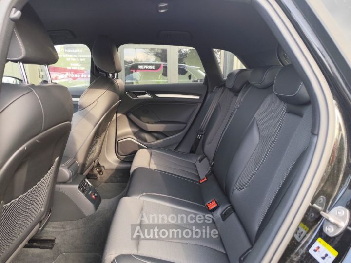 Audi A3 Sportback 20 tdi 150 s line tronic 6 chauffage stationnaire camera de recul regulateur vitesse navigation - 12