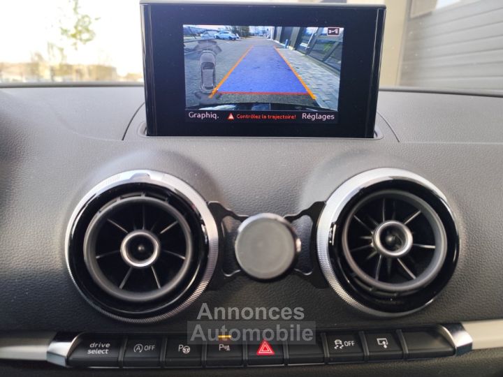 Audi A3 Sportback 20 tdi 150 s line tronic 6 chauffage stationnaire camera de recul regulateur vitesse navigation - 15
