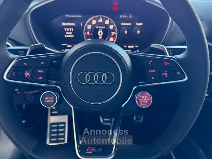 Audi TT RS COUPE PHASE 2 400 ch 25 TFSi S tronic 7 Quattro Bang Olufsen ~ Pack Carbone ~ Suivi - 10