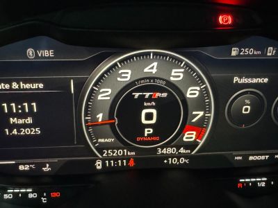 Audi TT RS COUPE PHASE 2 400 ch 25 TFSi S tronic 7 Quattro Bang Olufsen ~ Pack Carbone ~ Suivi   - 11