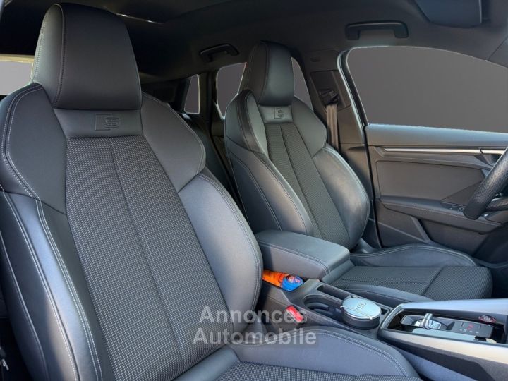 Audi S3 SPORTBACK TFSI 310 S tronic 7 Quattro - FRANCAISE - 1 ERE MAIN - SUIVI - MATRIX LEDS - GARANTIE 12 MOIS - 10