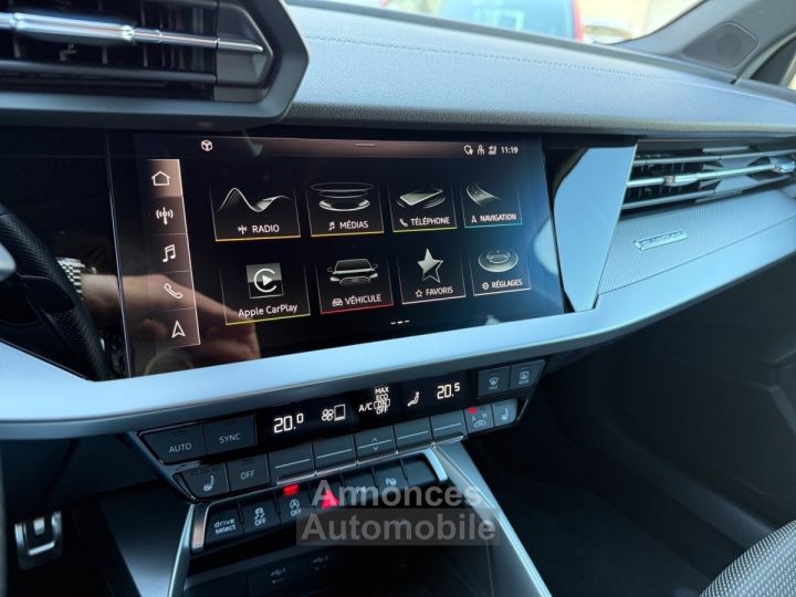 Audi S3 SPORTBACK TFSI 310 S tronic 7 Quattro - FRANCAISE - 1 ERE MAIN - SUIVI - MATRIX LEDS - GARANTIE 12 MOIS - 18