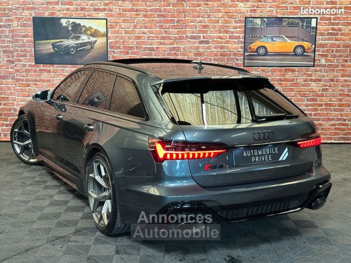 Audi RS6 V8 40 TFSI 600 cv C8 ( RS 6 ) JANTES PERF B&O 3D CERAMIQUES GRIS DAYTONA IMMAT FRANCAISE - 2