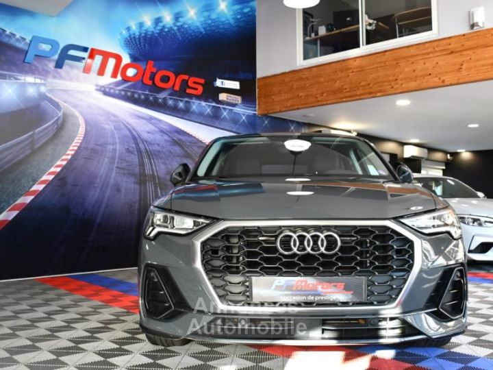 Audi Q3 Sportback S-Line Design Luxe 35 TFSI 150 S-Tronic GPS Virtual Cuir Attelage Hayon ACC Induction Pré Sense Drive JA 18 - 9