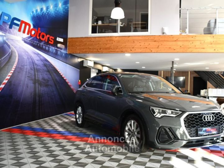 Audi Q3 Sportback S-Line Design Luxe 35 TFSI 150 S-Tronic GPS Virtual Cuir Attelage Hayon ACC Induction Pré Sense Drive JA 18 - 10