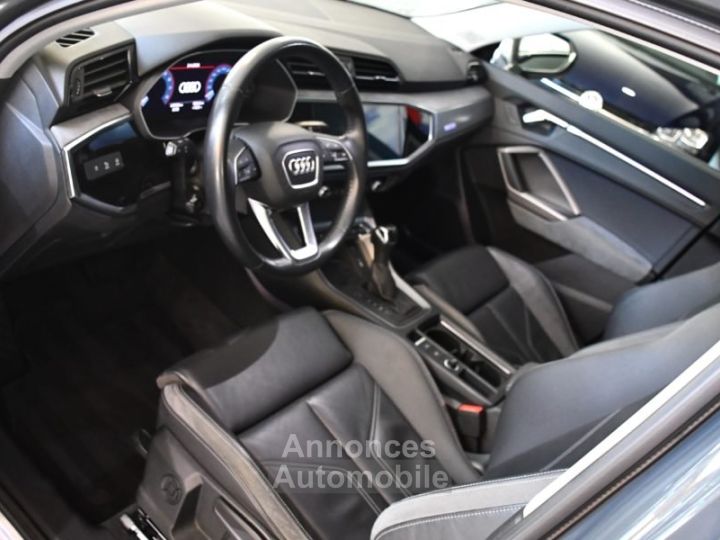Audi Q3 Sportback S-Line Design Luxe 35 TFSI 150 S-Tronic GPS Virtual Cuir Attelage Hayon ACC Induction Pré Sense Drive JA 18 - 12