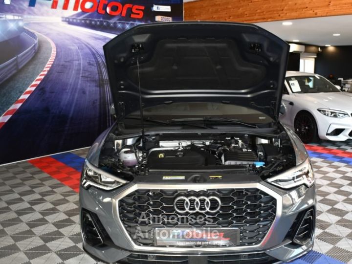 Audi Q3 Sportback S-Line Design Luxe 35 TFSI 150 S-Tronic GPS Virtual Cuir Attelage Hayon ACC Induction Pré Sense Drive JA 18 - 21