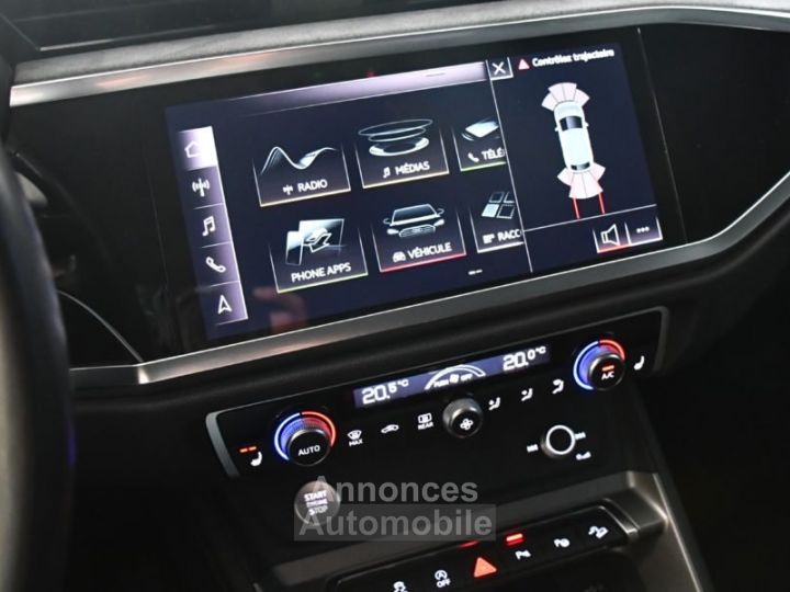 Audi Q3 Sportback S-Line Design Luxe 35 TFSI 150 S-Tronic GPS Virtual Cuir Attelage Hayon ACC Induction Pré Sense Drive JA 18 - 27