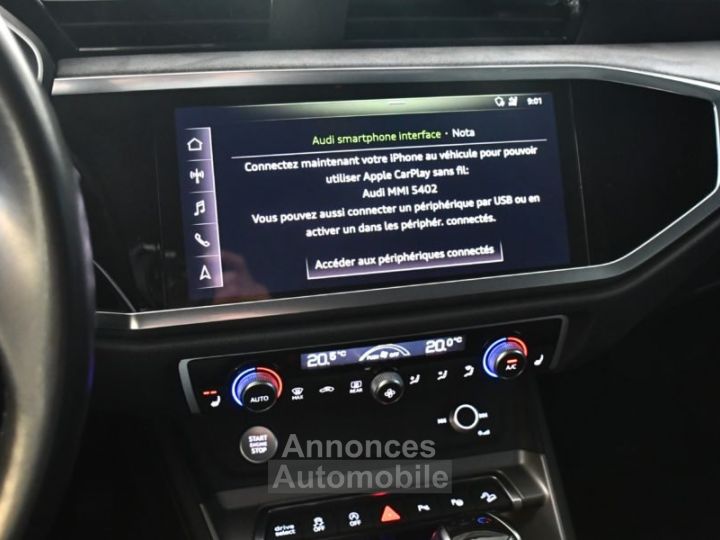 Audi Q3 Sportback S-Line Design Luxe 35 TFSI 150 S-Tronic GPS Virtual Cuir Attelage Hayon ACC Induction Pré Sense Drive JA 18 - 28