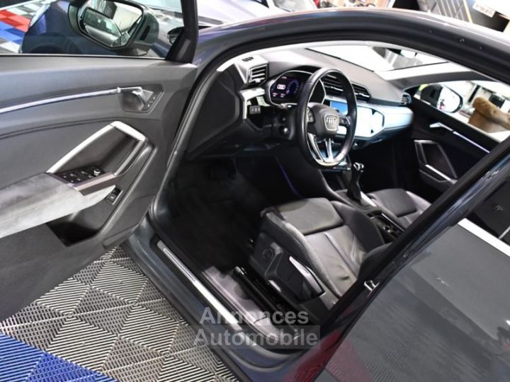 Audi Q3 Sportback S-Line Design Luxe 35 TFSI 150 S-Tronic GPS Virtual Cuir Attelage Hayon ACC Induction Pré Sense Drive JA 18 - 30